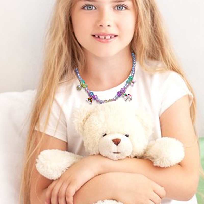 Bộ Trang Sức 6 Món Họa Tiết Công Chúa Băng Giá Cho Bé Gái