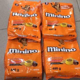 Thức ăn cho mèo Minino (480g)