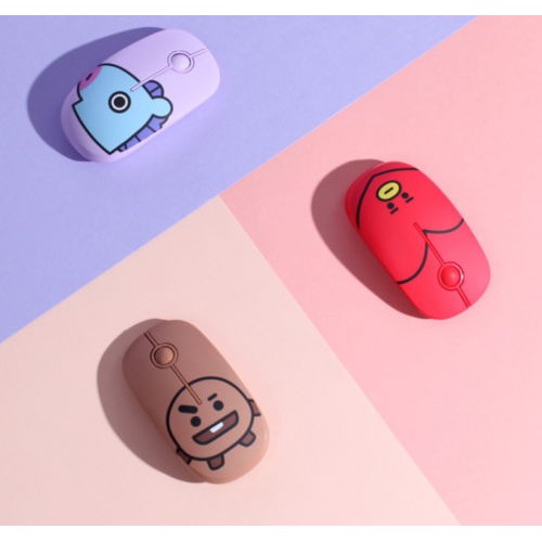 BTS  BT21 Official  WIRELESS SILENT MOUSE Authentic