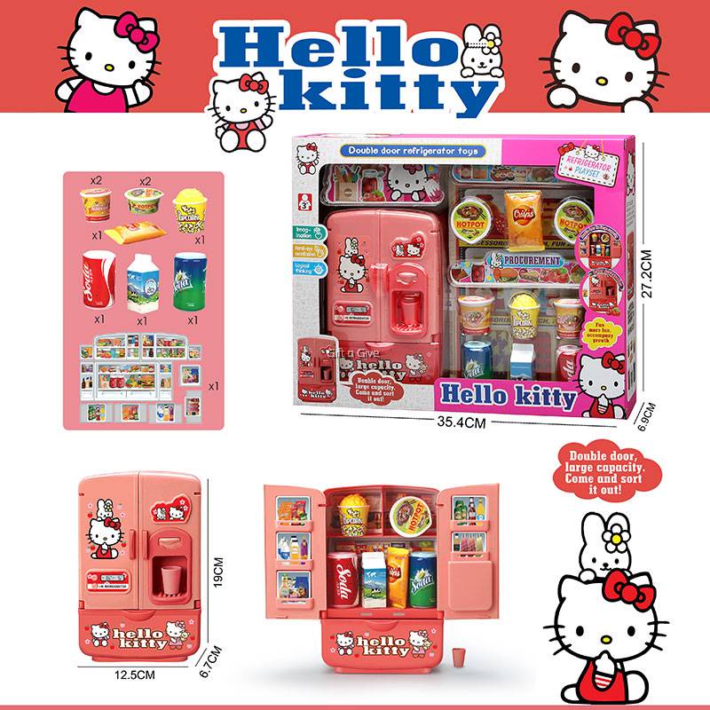 Tủ lạnh hello kitty đồ chơi cho bé