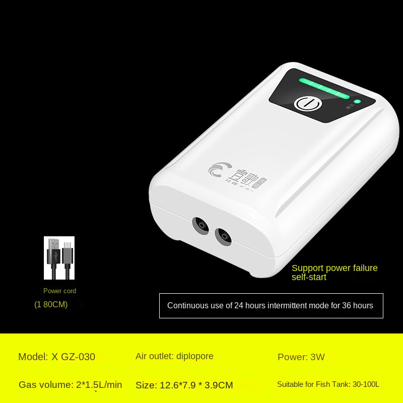 Máy Bơm Oxy Cho Bể Cá Cổng USB