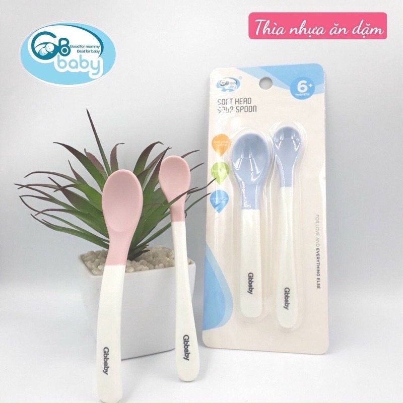 Thìa nhựa ăn dặm cho bé  GB baby Hàn Quốc