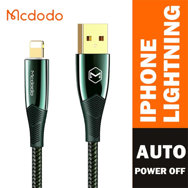 [Mcdodo] Cáp sạc nhanh, thông minh cho đầu Lightning,có đèn led báo hiệu tự ngắt kết nối khi sạc đầy