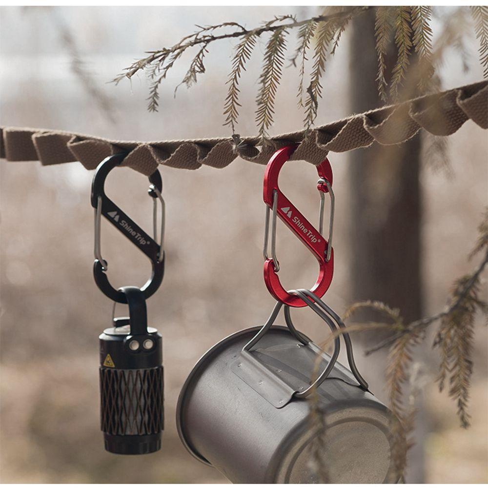 YOLA Móc Khóa Chống Trộm Hình Chữ S Bằng Hợp Kim Nhôm Gồm 4 Màu