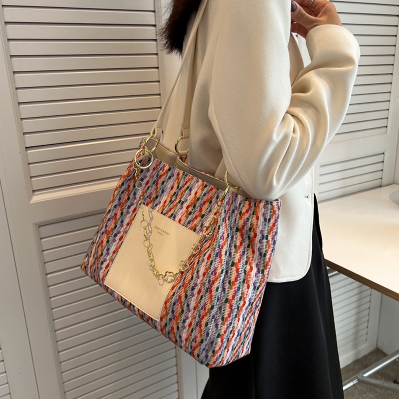 Túi đeo vai IELGY sức chứa lớn in họa tiết trẻ trung thời trang dành cho nữ