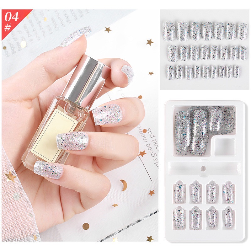 Móng tay giả thời trang móng tay có keo đính sẵn tiện lợi dễ xử dụng COTEMIN MÃ F740