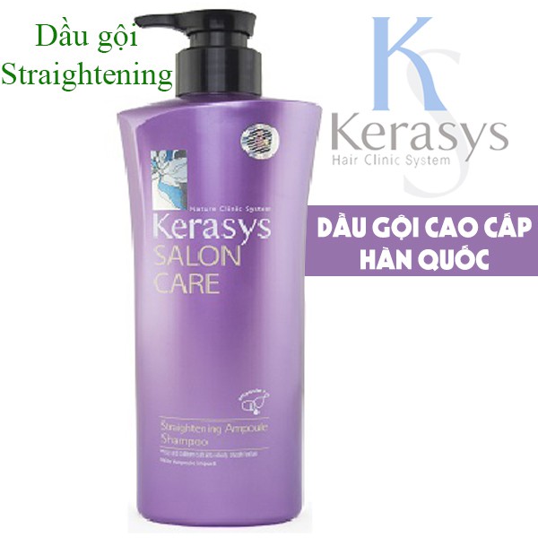 Dầu gội củng cố cấu trúc tóc KeraSys Salon care Nutritive Ampoule Hàn Quốc 600ml