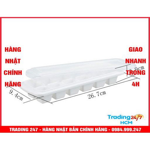 [Giao hàng HCM - 4h ] Khay đá 48 viên có nắp Inomata NỘI ĐỊA NHẬT BẢN