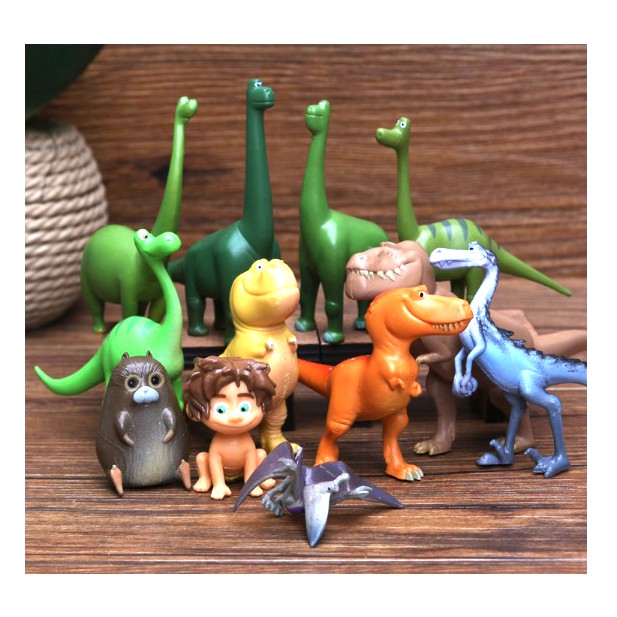 Mô Hình 12 Nhân Vật Trong Phim The Good Dinosaur Chú Khủng Long Tốt Bụng
