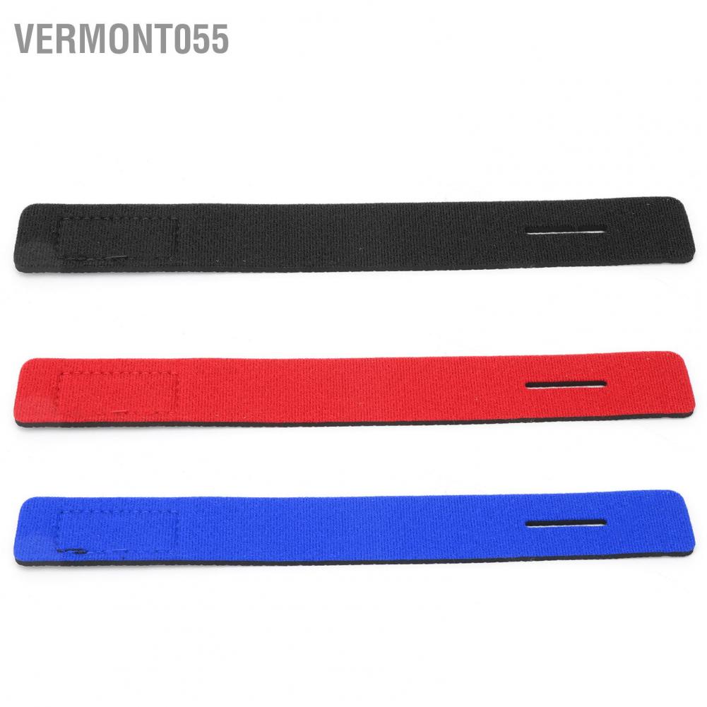 Vermont055 10pcs Outdoor Fishing Rod Carry Strap Neoprene Sling Elastic Adjustable Tackle Holder
