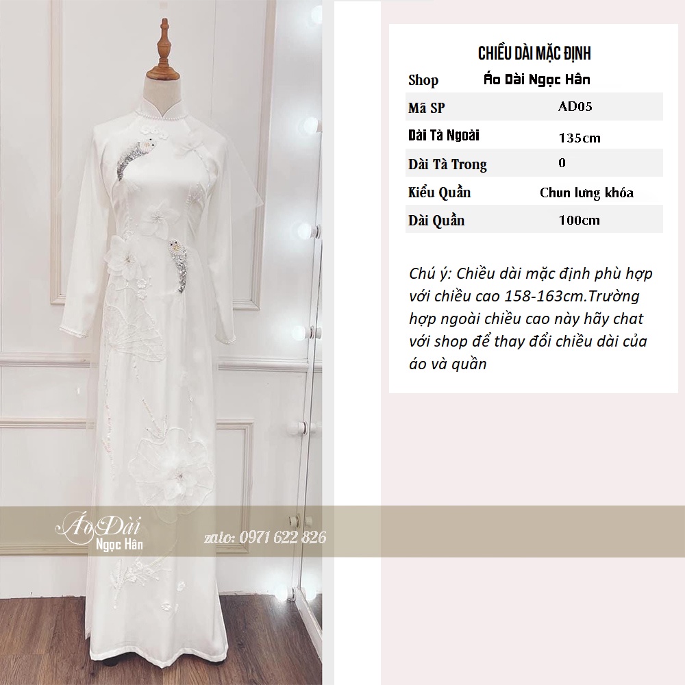 Áo Dài Cô Dâu AD05