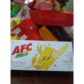 Bánh quy AFC vị rau cải, lúa mì, gà sả tắc hộp 172g