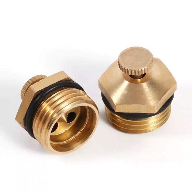 Béc tưới cây phun sương bằng đồng nguyên chất hình cánh quạt ren ngoài 21mm bán kính phun rộng xa