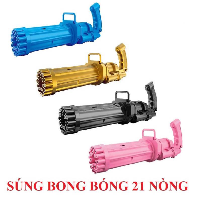 Súng bắn bong bóng, Đồ chơi thổi bong bóng xà phòng 25 nòng tặng kèm súng 8 nòng siêu hot cho trẻ em