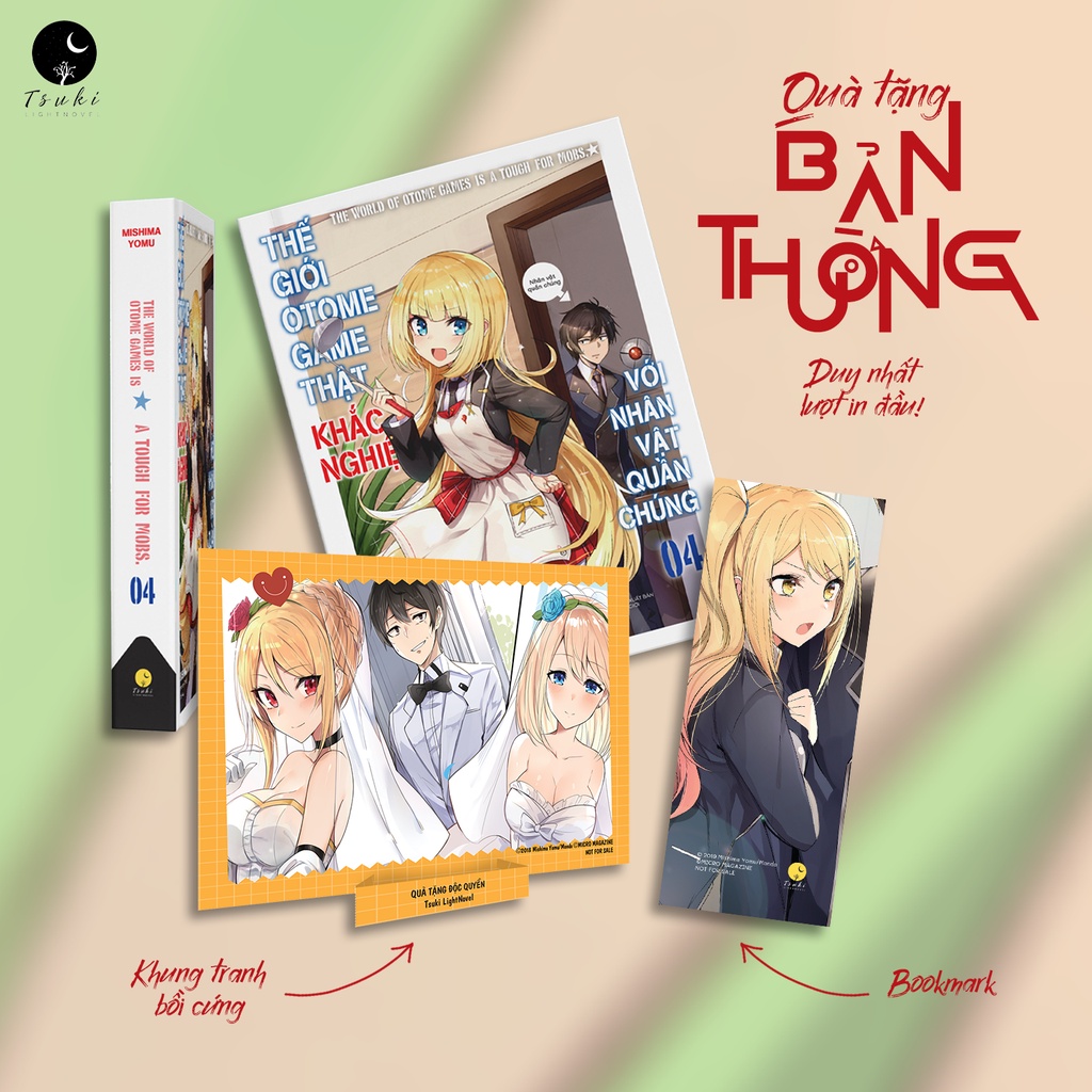 Sách Thế giới Otome Game thật khắc nghiệt với nhân vật quần chúng - Tập 4 - Light Novel - Tsuki Lightnovel