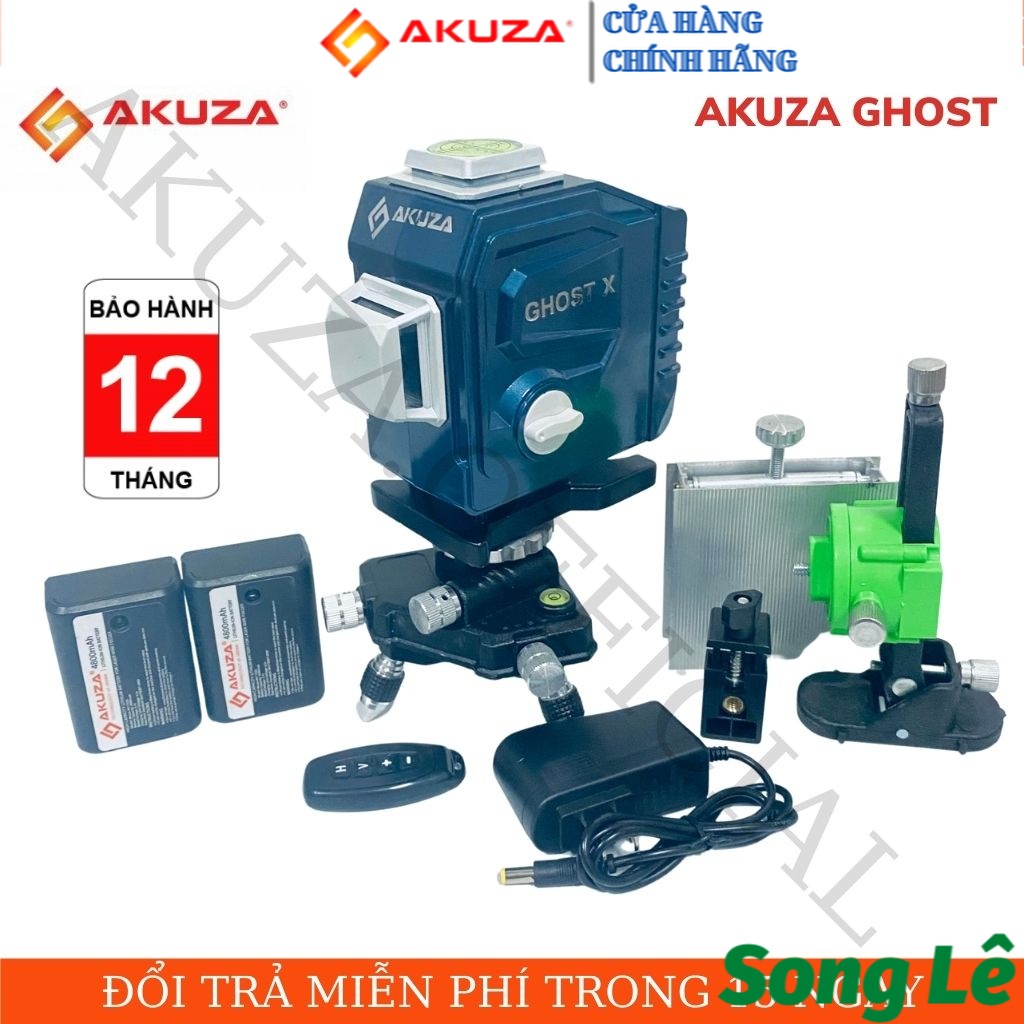 [HCM] MÁY CÂN BẰNG LASER AKUZA AK-GHOST X - MÁY CÂN MỰC, BẮN CỐT, ĐÁNH THĂNG BẰNG LAZE 12 TIA XANH - HÀNG CHÍNH HÃNG