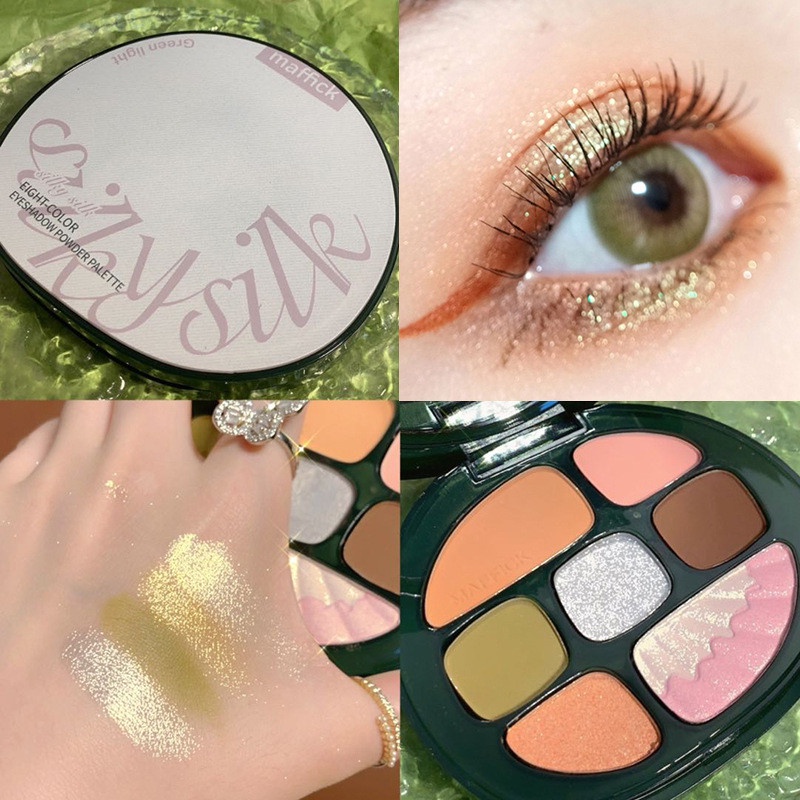 Bảng Phấn Mắt Maffick 8 Màu Lì Và Màu Hổ Phách Mượt Mà MKE | BigBuy360 - bigbuy360.vn