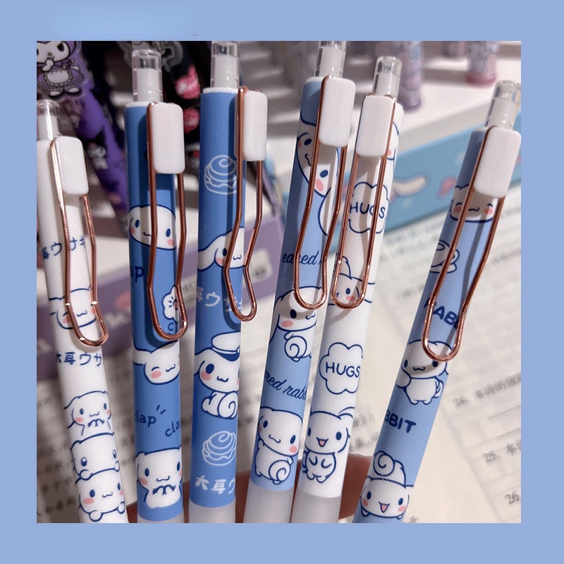 Bút Mực Gel Mực Đen Hình Cinnamoroll Dễ Thương Cho Học Sinh
