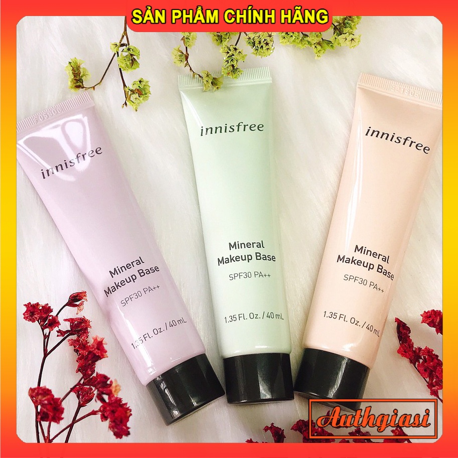 Kem lót Innisfree Mineral Makeup Base SPF30 PA+++ tác dụng 4in1 40ml