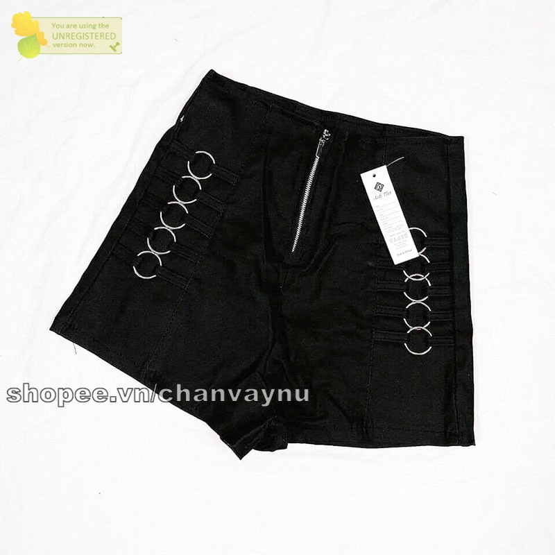 Quần short kaki 2 hàng khoen MT382