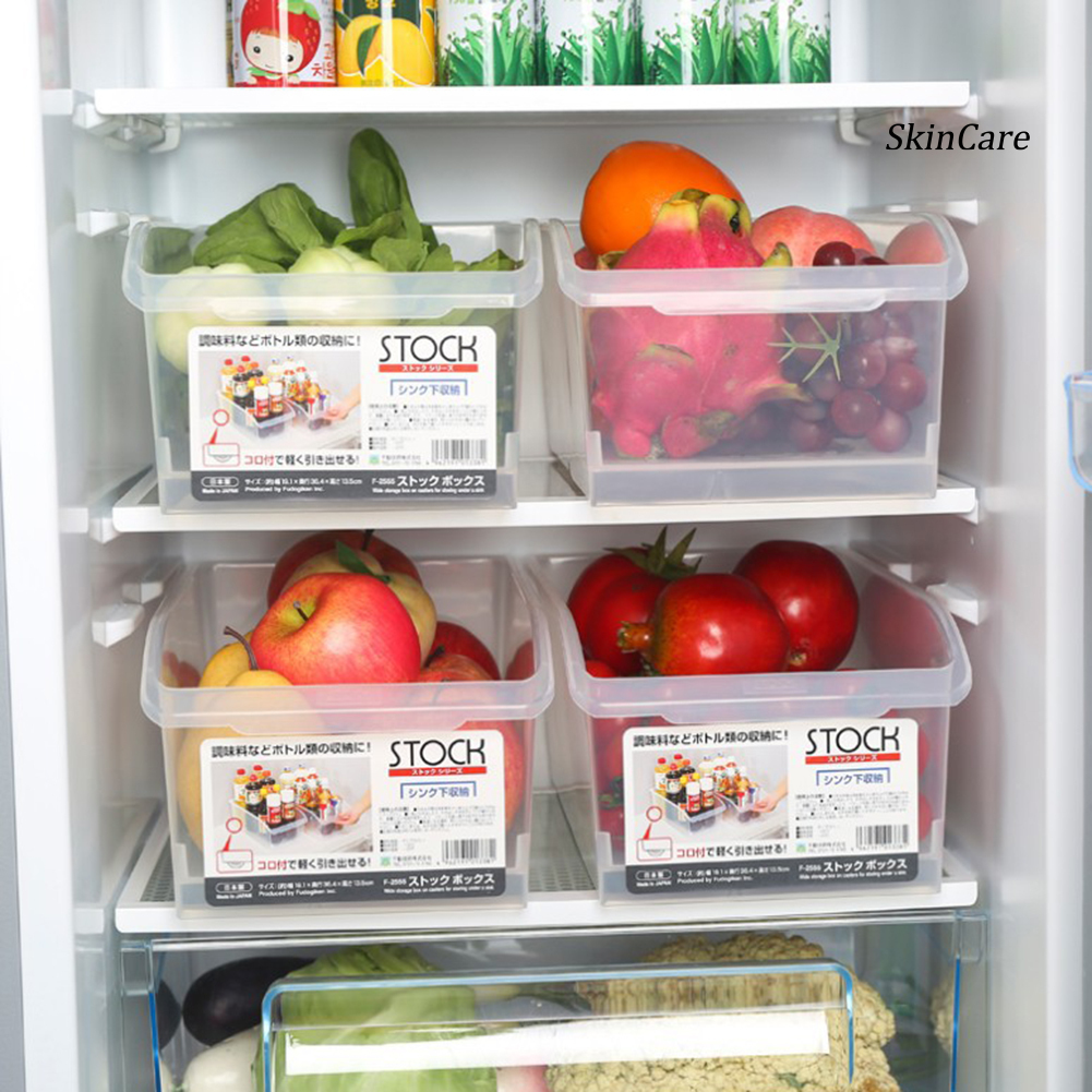Giá Đỡ Nhựa Trong Suốt Đựng Thực Phẩm Cho Tủ Lạnh