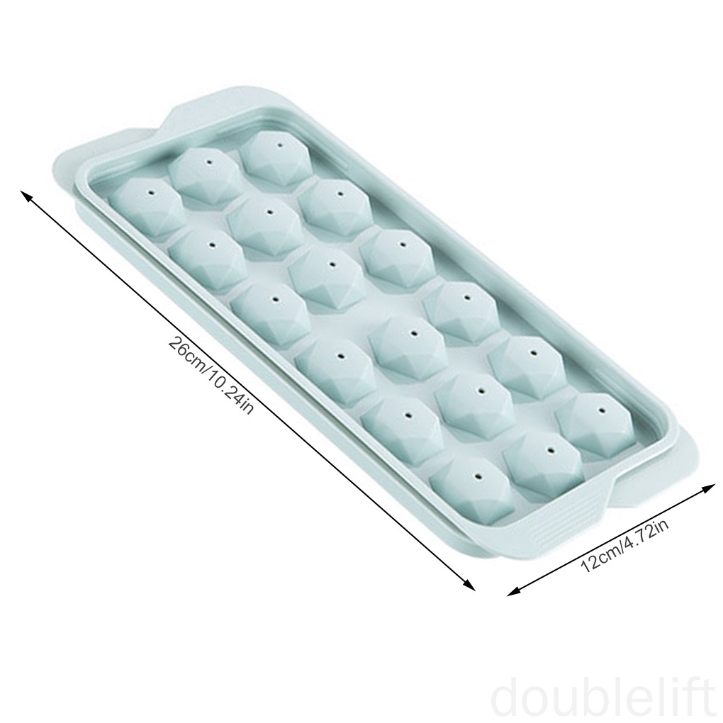 Khuôn làm đá bằng nhựa có nắp đậy tiện lợi