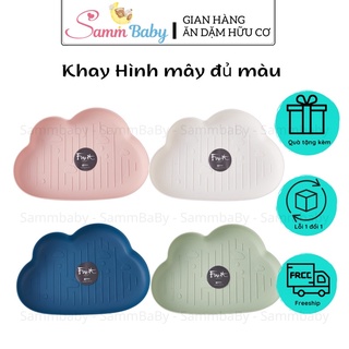 Khay hình mây lúa mạch đựng bát, bánh, trái cây SammBaby