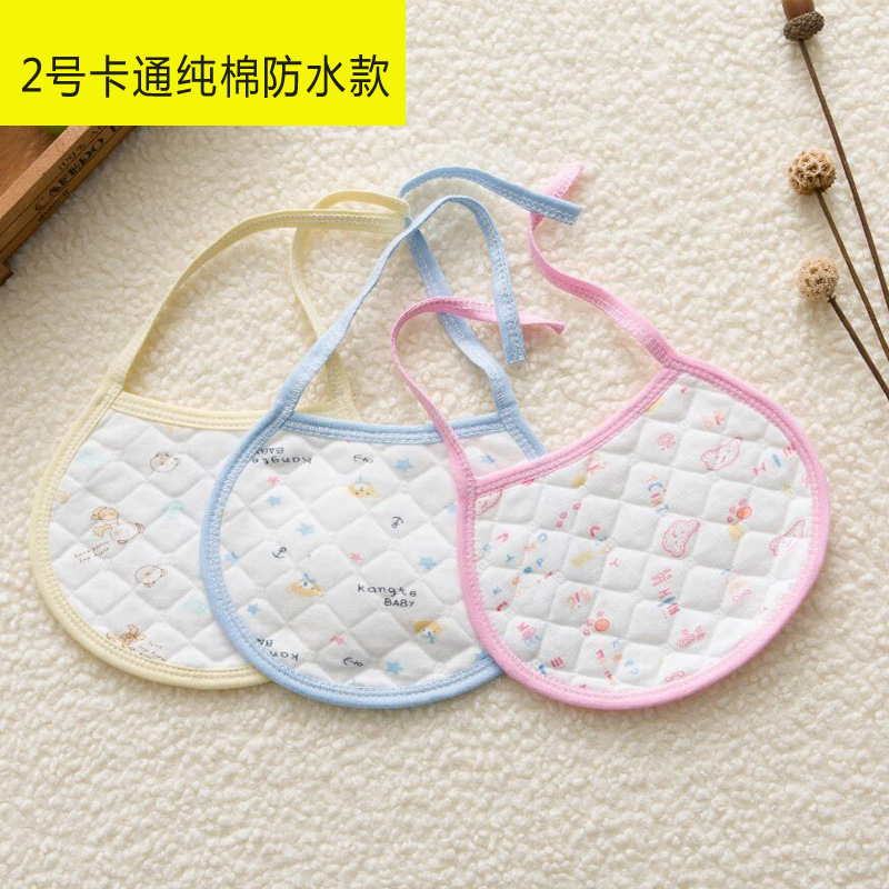 Yếm Ăn Cotton Chống Thấm Nước Cho Bé