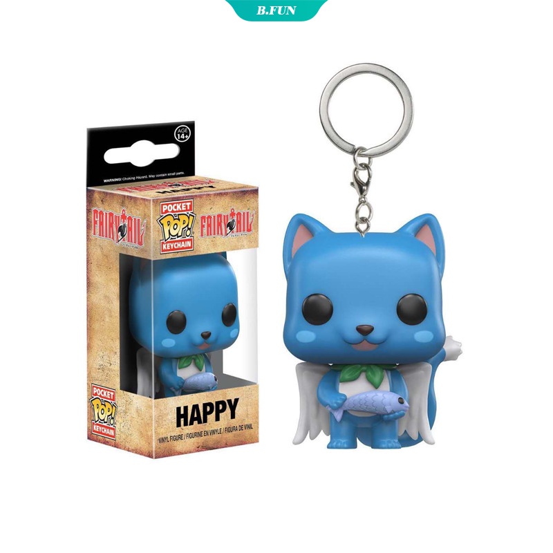 Funko 《FAIRY TAIL》 Móc Khóa Gắn Mô Hình Búp Bê POP Hoạt Hình Túi POP [FUN]