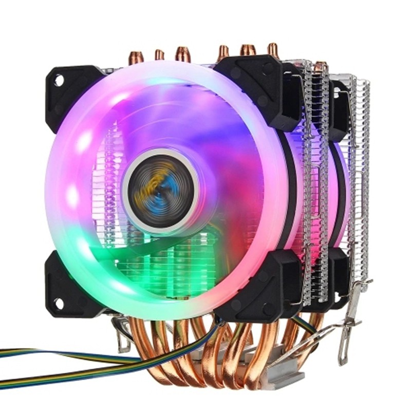 Quạt Tản Nhiệt Cpu 4pin Rgb 2 Cánh Cho In-Team 775/1150/1151/1155/115