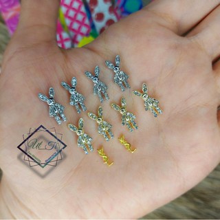 combo 4 charm thỏ đá nail mã 35