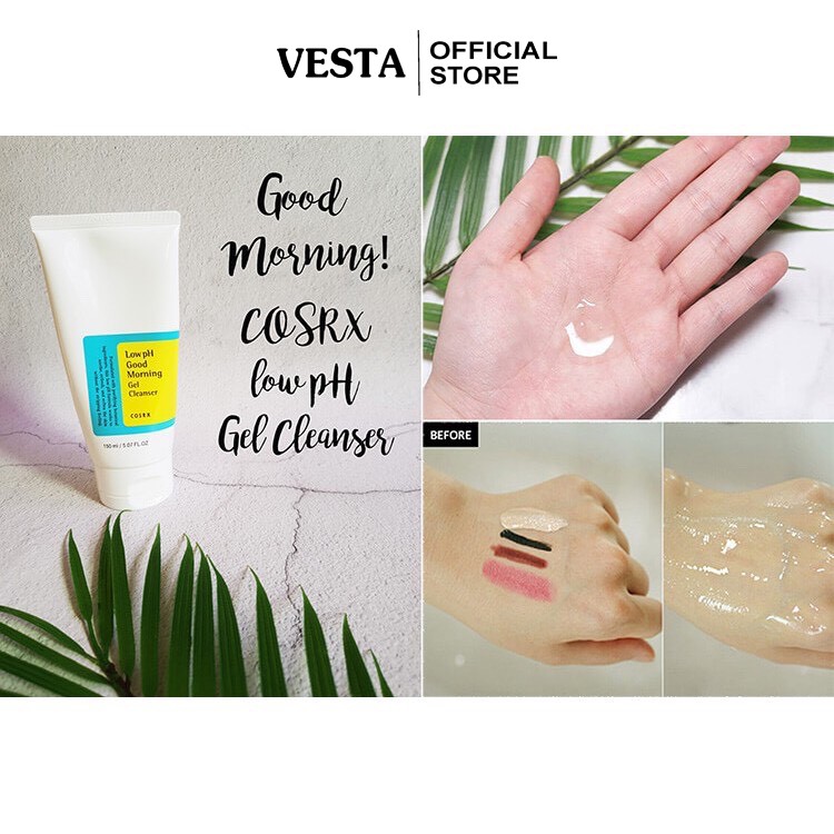 Sữa rửa mặt Cosrx - gel rửa mặt dịu nhẹ Cosrx Low PH Good Morning Gel Cleanser 150ml | BigBuy360 - bigbuy360.vn