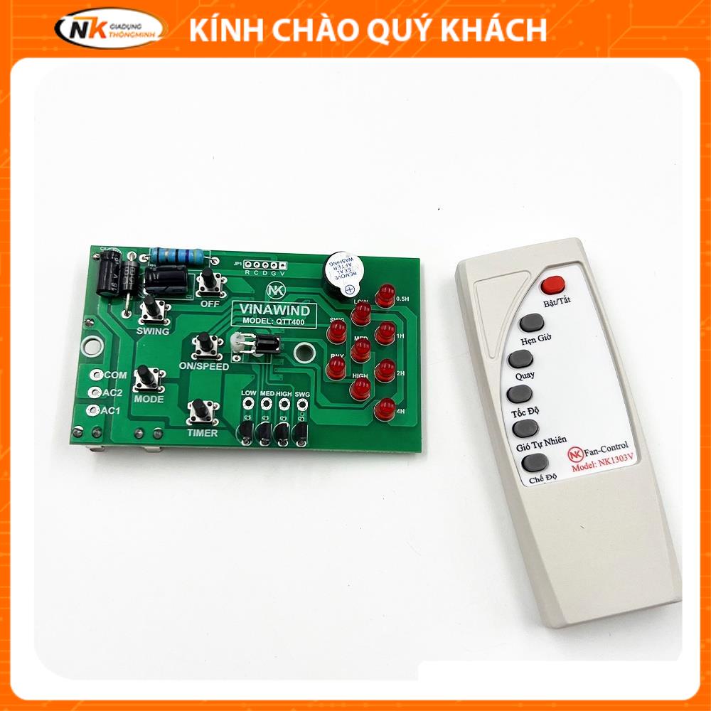 Bộ mạch quạt treo tường Vinawind - Điện cơ thống nhất QTT400 QTT 400