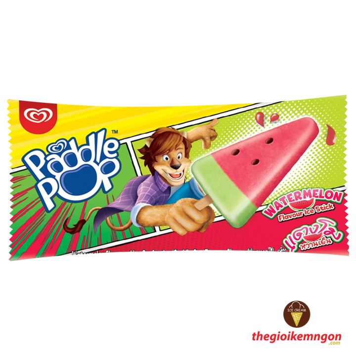 Kem dưa hấu Wall's Paddle Pop Tangmo 57ML