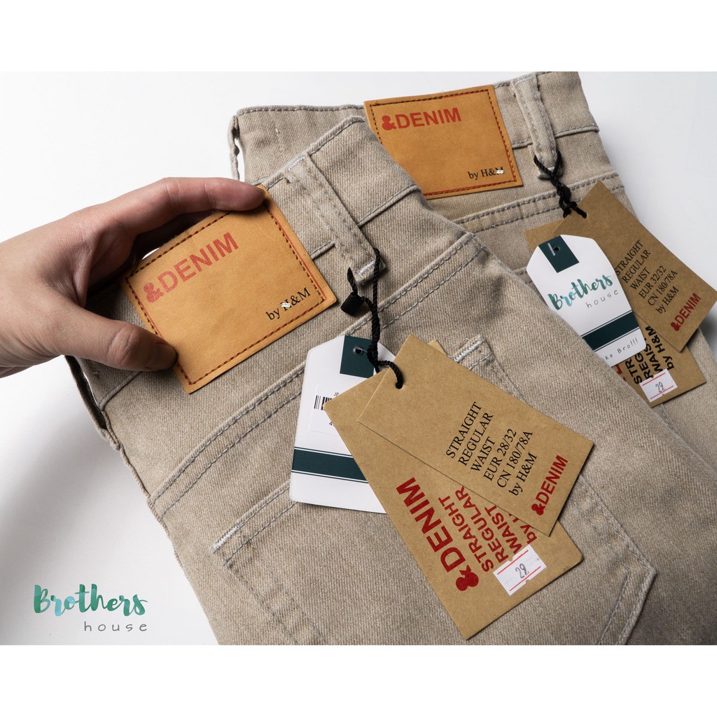 Quần jean nam HM cao cấp, form đẹp lên dáng cực bụi