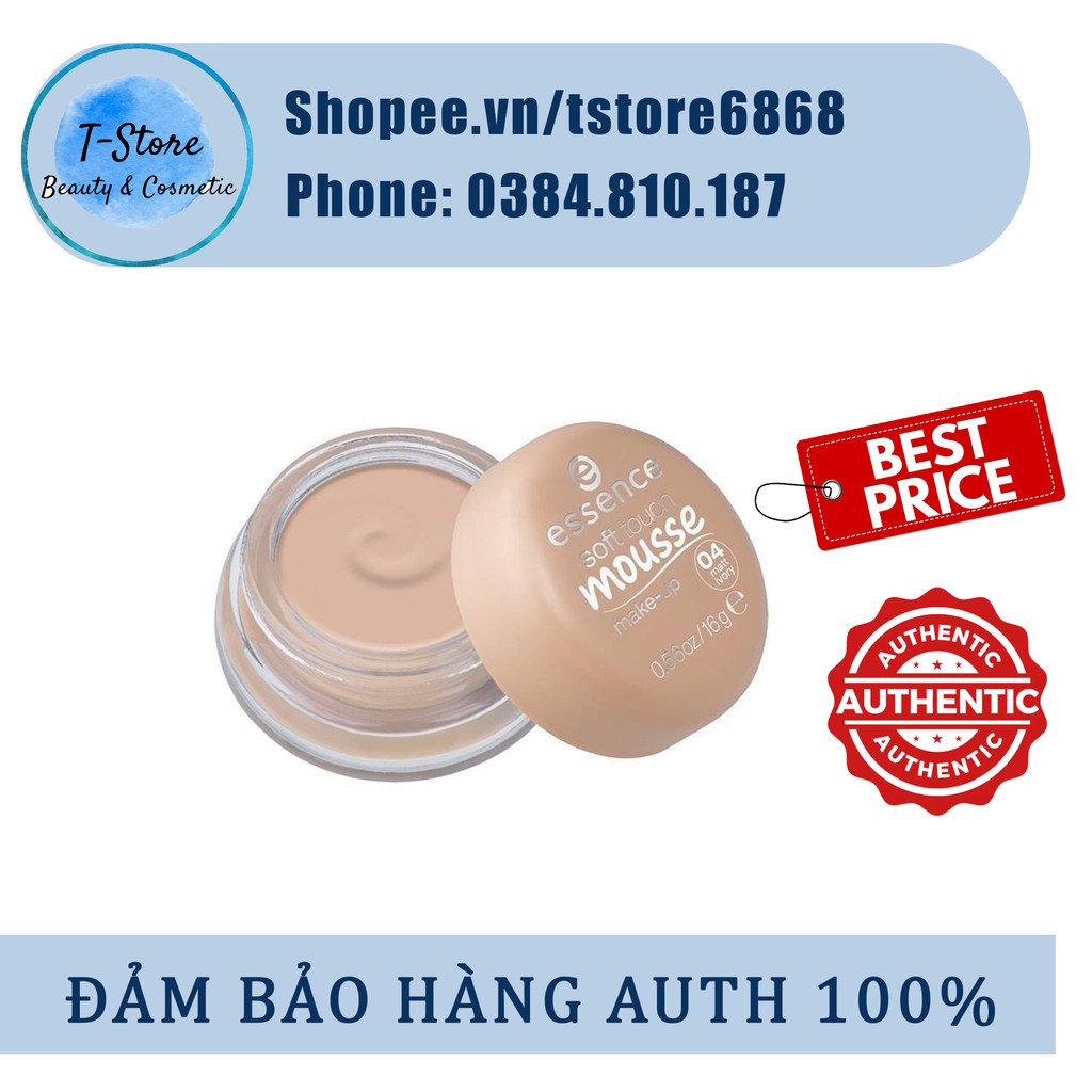 ( CÓ SẴN - MẪU MỚI) Phấn tươi Mousse essence make-up NO.04