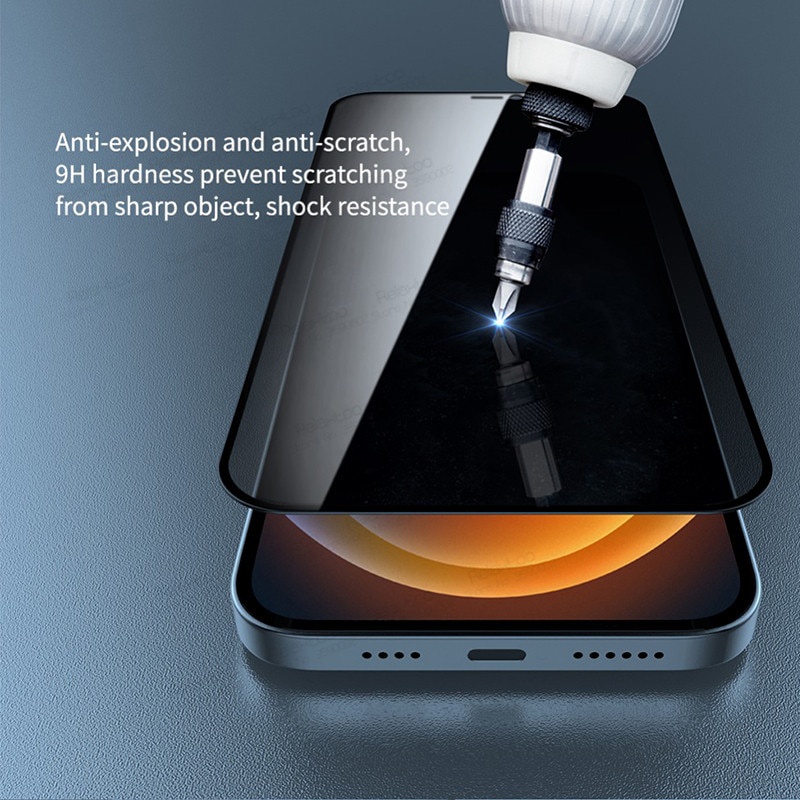 Kính Cường Lực Bảo Vệ Màn Hình Chống Nhìn Trộm Cho Iphone 14 13 12 11 Pro X XS Max 6 6S 7 8 Plus