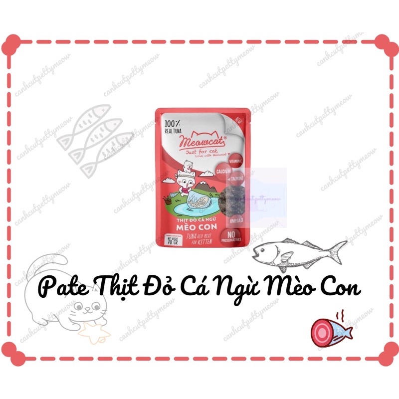 PATE GÓI MEOWCAT DẠNG THẠCH 70gram