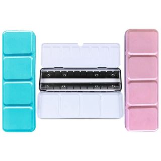 Hộp thiếc rỗng gập 3 chứa được 24 halfpan