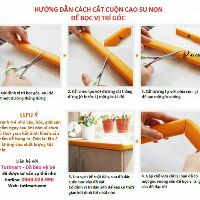 Cuộn bọc bàn cao su non chữ U