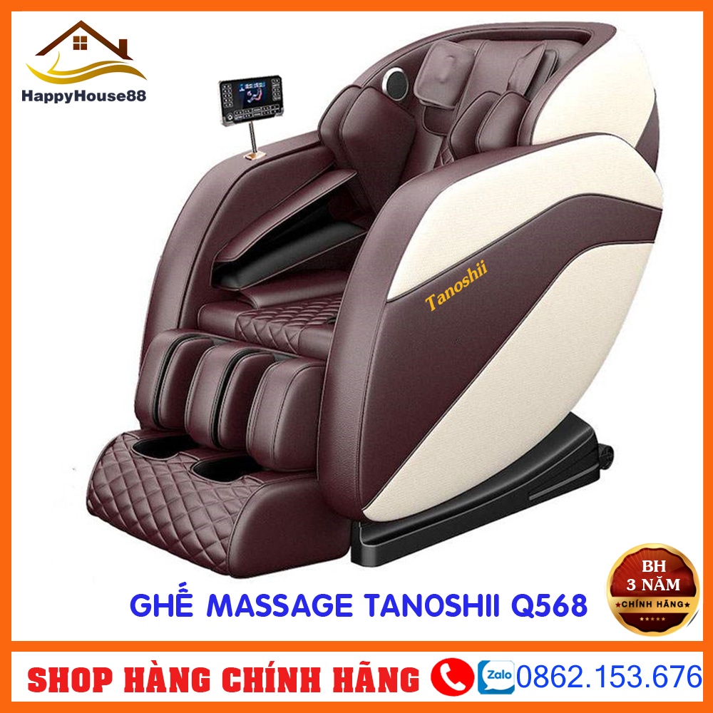 Ghế Massage Toàn Thân Tanoshii - Model Q568 Máy massage cao cấp thư giãn trị liệu hot nhất hiện nay