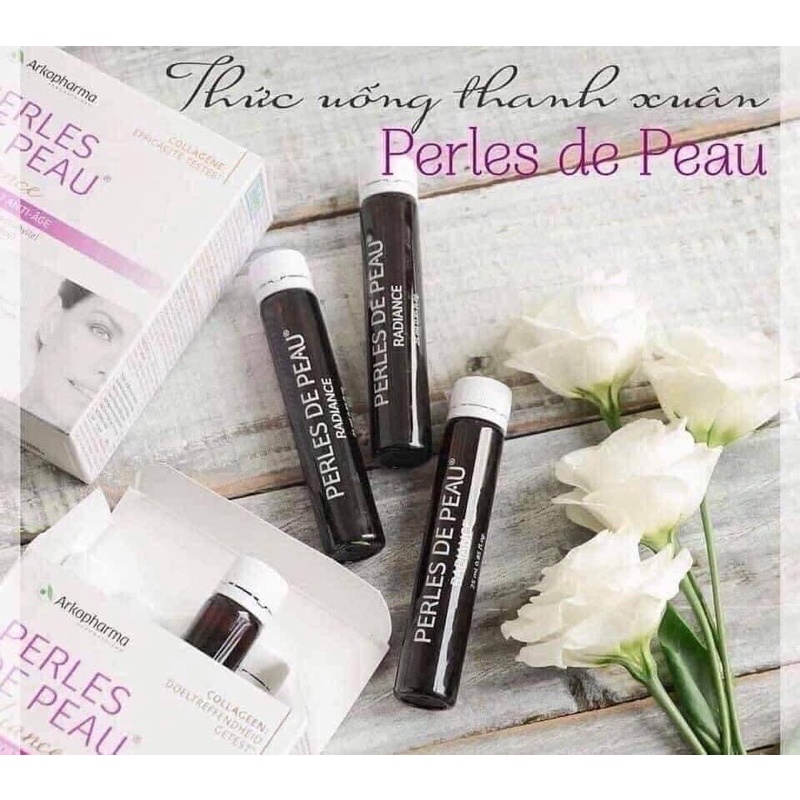 Nước Uống COLAGEN  PERLES DE PEAU  pháp 250ml