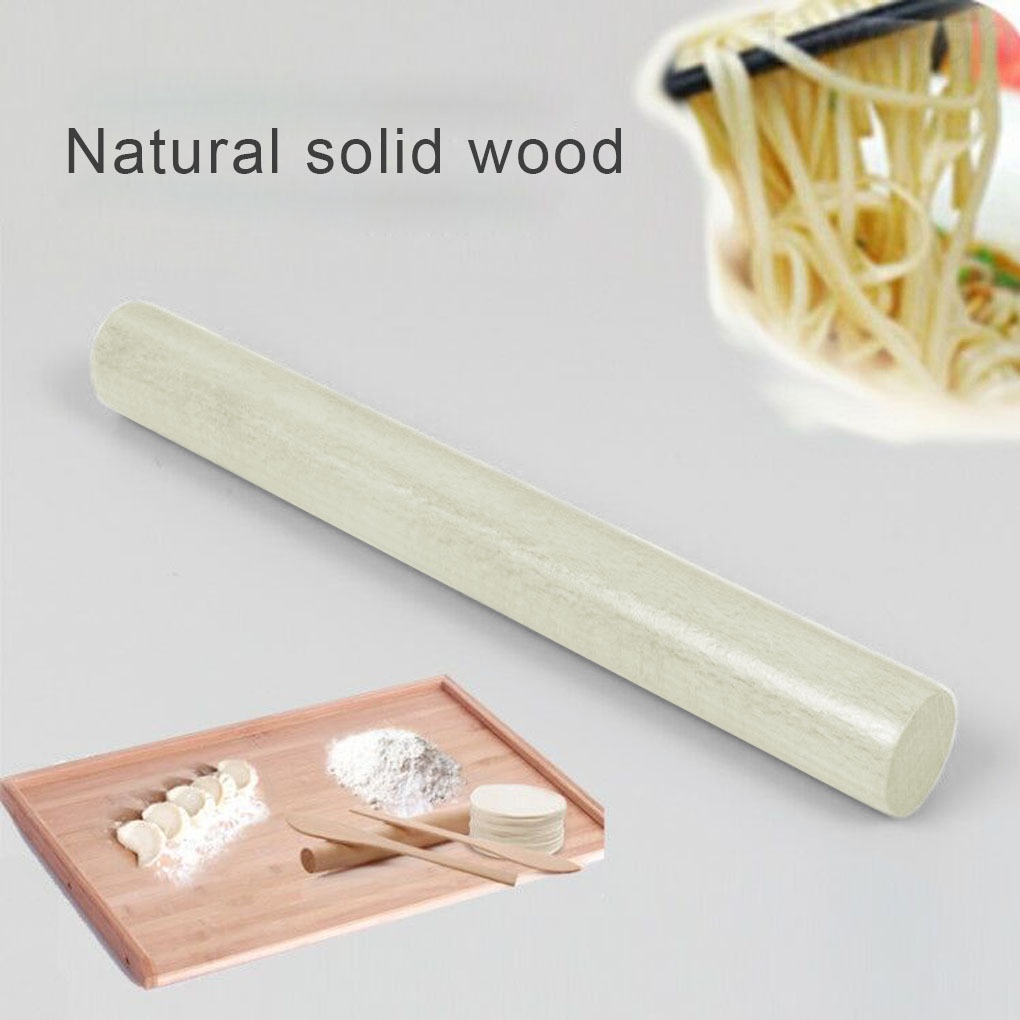 Cây lăn bột làm bánh pizza bằng gỗ chống dính Diy