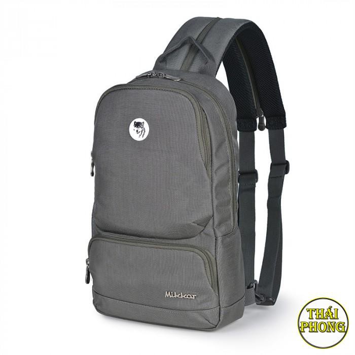 Balo mini Mikkor Betty Sling - Dark Mouse Grey