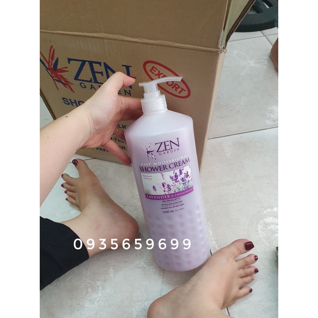 Sữa tắm Zen siêu to khổng lồ 2100ml [CHÍNH HÃNG]Nhập khẩu từ Malaysia (đủ hương)
