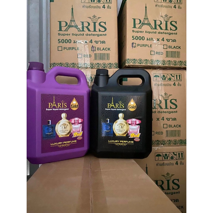 Nước Giặt Xả Paris 5in1 5000ml, Nước Giặt Xả Hương Nước Hoa, Tẩy Siêu Sạch