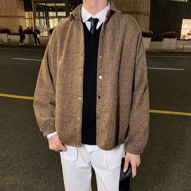 Áo sơ mi khoác nam hàn quốc phong cách ulzzang | BigBuy360 - bigbuy360.vn