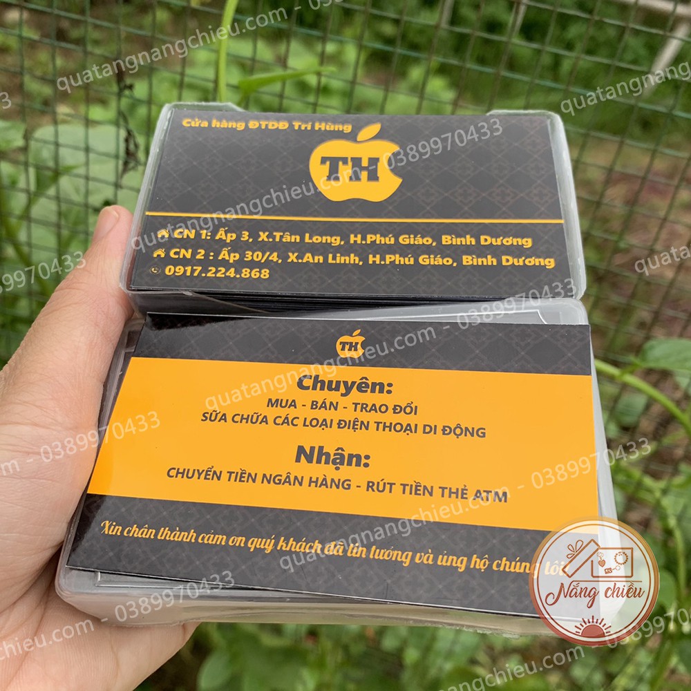 Thiết kế , in danh thiếp , namecard theo yêu cầu , Mẫu mã da dạng, Giấy dày dặn và cứng cáp, tặng kèm hộp