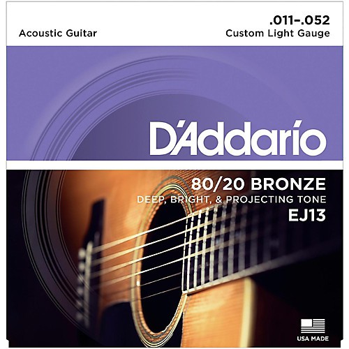[Chính hãng] Dây đàn guitar Acoustic D'addario EJ13