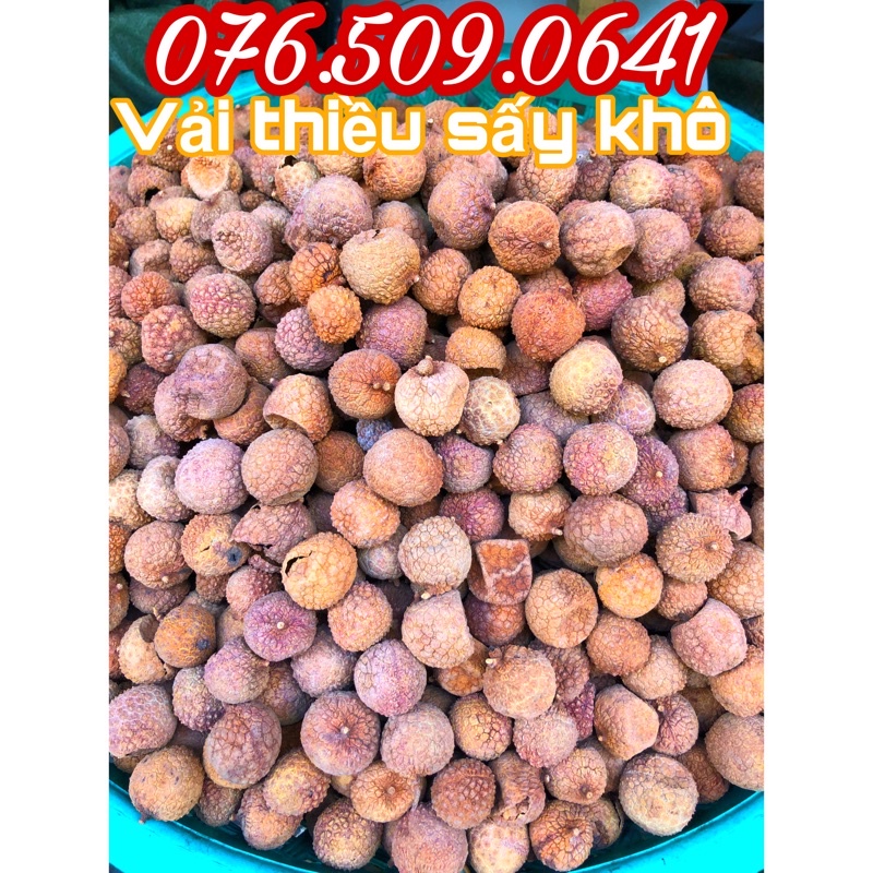 Trái vải thiều sấy khô ăn liền